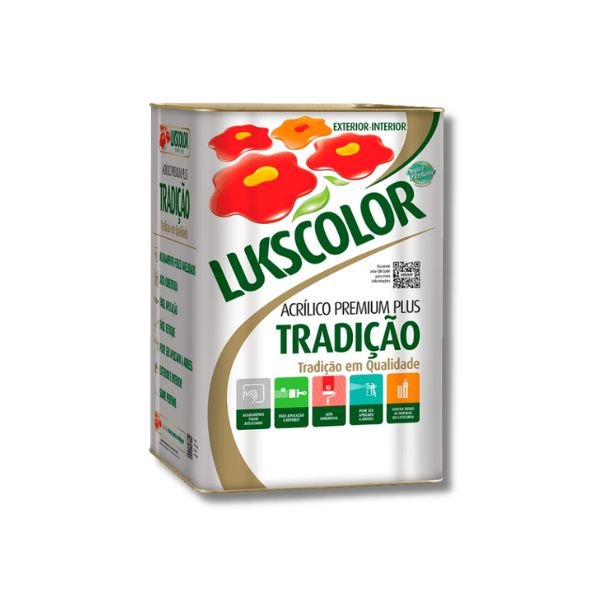 Acrílico Lukscolor Latex De 18l